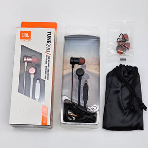 <span class=keywords><strong>JBL</strong></span> TUNE-Écouteurs stéréo filaires 290 originaux, écouteurs de sport à basses pures, T290, écouteurs à distance à 1 bouton, appel mains libres avec micro pour Sm - Product Image 2