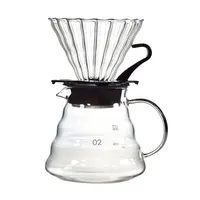 جديد وصول سعر المصنع صب الإفراط فنجان القهوة وعاء السيراميك V60 غلاية قهوة السفر اليد تحمل مجموعة