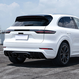 Kit de diffuseur arrière en fibre de carbone sèche style Turbo GT avec embouts d'échappement centraux pour <span class=keywords><strong>Cayenne</strong></span> 9YA Coupé 2018-2024 - Product Image 6