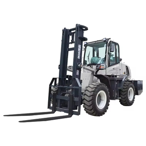 Topverkochte Powston PTF Serie 3 Ton Diesel Heftruck CE EPA 4WD Hydraulische All Terrain Landbouw Heftruck 4M Hefhoogte - Product Image 1