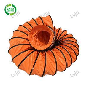 6 "8" 10 "12" pollici flessibile pieghevole ventilazione condotto aria condizionata tubo in tela PVC tubo flessibile - Product Image 4