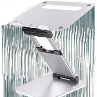 Support ergonomique pour ordinateur portable, pliable, en aluminium, avec support réglable pour ordinateur portable
