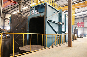 Q36/Q76 Serie Hocheffiziente Großlast-Trolley-Sandstrahlmaschine für Große und Schwere Guss- und Schmiedeteile - Product Image 3