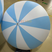 Promotion de fête personnalisée ballon à air réutilisable ballon à air chaud bleu ballon à air suspendu gonflable en PVC pour la décoration de fête