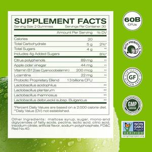 Supplément nutritionnel, nutrition gommeuse de vitamines de vinaigre de cidre de pomme - Product Image 5