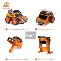 Kit de proyecto escolar Python programable Robot Car ESP32 Microbit Set Education Maker Boards STEM Robotics Kits para codificar niños