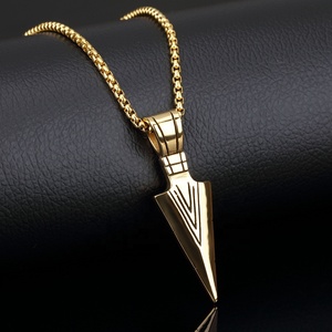 Moda Punk semplice collana <span class=keywords><strong>maschile</strong></span> personalizzato <span class=keywords><strong>ciondolo</strong></span> a punta di freccia per gli uomini - Product Image 6