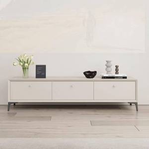 יחידת טלוויזיה מודרנית רב תכליתית, ארון צף מפלדה/מתכת לבית, מלון, חדר שינה, סלון, סט רהיטים - Product Image 1