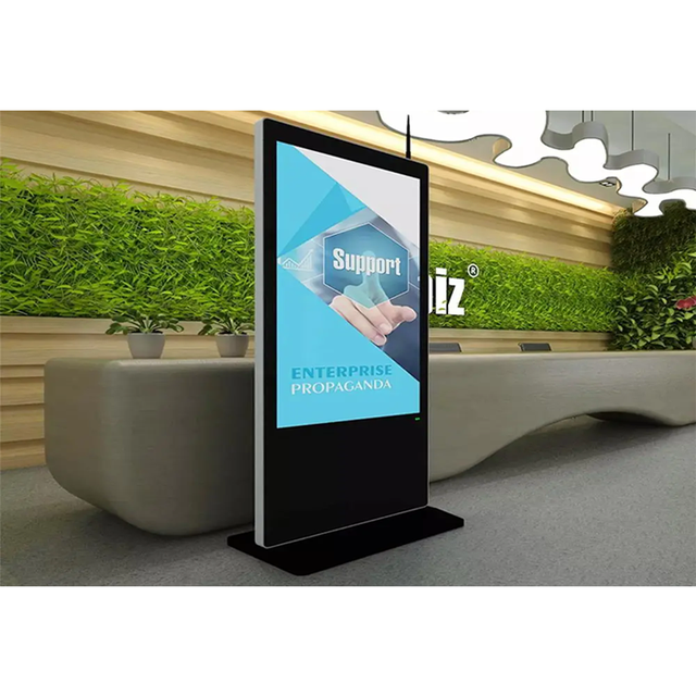LIGHTALL Floor Standing Digital Signage 43 Inch Advertising LCD Display 4k 1080P Vertical Touch Screen Kiosk