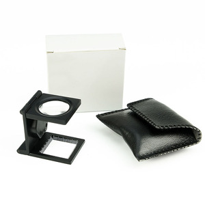 TH9005B 8X Metal Black Geschaald Loupe, Opvouwbare Linnen <span class=keywords><strong>Tester</strong></span> En Printer Vergrootglas - Product Image 1