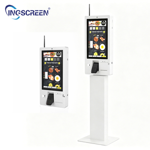 Quiosco de pago de pedidos de autoservicio interactivo INGSCREEN, Monitor de pantalla táctil automático, máquina Registradora para restaurante - Product Image 1