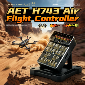 ชุดควบคุมการบิน AET H743 STM32H743 480MHz พร้อมเซ็นเซอร์ BMI270 คู่  10A Servo BEC หน่วยความจำ SD NAND 128M  รองรับ ArduPilot และ INAV สำหรับเครื่องบินบังคับวิทยุแบบปีกตรึง - Product Image 1