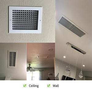 Évent à bride Offre Spéciale <span class=keywords><strong>Grille</strong></span> d'aération noire Utilisation intérieure/extérieure Évent à persienne d'échappement - Product Image 6