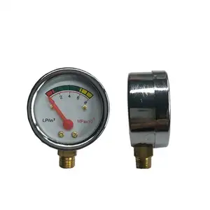 mini dry gauges chrome plated Cheap price high pressure gauge