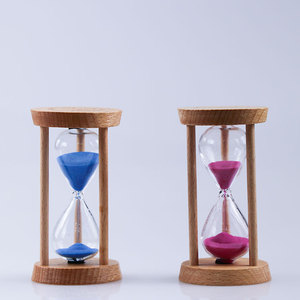 Commercio all'ingrosso di Legno di Sabbia Timer <span class=keywords><strong>Tre</strong></span> Pilastri Tè Clessidra Per Le Decorazioni - Product Image 5