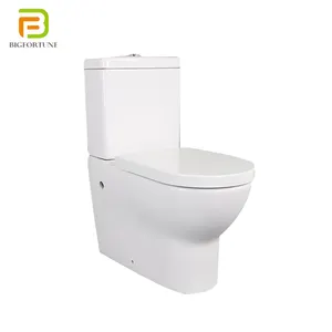 Chaozhou Wc Sanitary Ware European Western P Trap Washdown Water Closet Bathroom Ceramic Two Piece Toilet Bowl