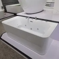 Baignoire autoportante, baignoire de Massage avec robinet, 15,5 cm