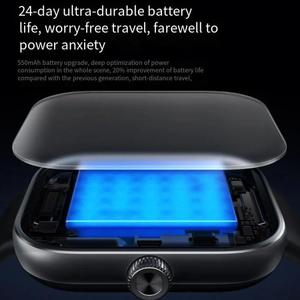 <span class=keywords><strong>Montre</strong></span> <span class=keywords><strong>connectée</strong></span> Xiaomi REDMI Watch 5 originale avec écran AMOLED de 2,07 pouces, étanche 5ATM, prise en charge de la surveillance de la fréquence cardiaque et de l'oxygène sanguin - Product Image 3