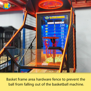 Máquina <span class=keywords><strong>de</strong></span> <span class=keywords><strong>Juego</strong></span> Arcade Simulador <span class=keywords><strong>de</strong></span> Baloncesto con Pantalla HD, Equipo Comercial Resistente para Interiores - Product Image 2