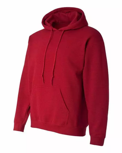 เสื้อมีฮู้ดแบบสวมหัวผ้าฟลีซผ้าฝ้าย100% สีขาวแนวสตรีทเสื้อผ้าสำหรับผู้ชาย - Product Image 3