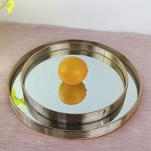 Offre Spéciale argent cristal garniture miroir carré gâteau stand pour Fournitures De Mariage - Product Image 4