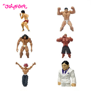 En stock : 6 figurines d'action <span class=keywords><strong>Anime</strong></span> BAKI, figurines Hanma, modèles en PVC, jouets - Product Image 1