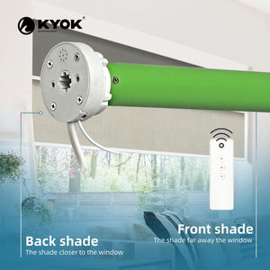 KYOK 25mm Remote Control Tubular Motor - 3-Wire Built-in Power Motor with RS485 & Manual Control - Product Image 1