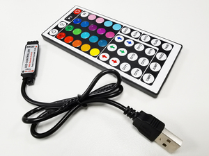 <span class=keywords><strong>Led</strong></span> <span class=keywords><strong>Strip</strong></span> <span class=keywords><strong>RGB</strong></span> điều khiển 24 44 keys USB nối <span class=keywords><strong>IR</strong></span> điều khiển từ xa Dimmer cho 5050 2835 <span class=keywords><strong>RGB</strong></span> <span class=keywords><strong>LED</strong></span> <span class=keywords><strong>Strip</strong></span> ánh sáng TV đèn nền - Product Image 4
