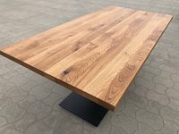 Ensemble de table et de chaises de salle à manger en bois de chêne massif - Table et chaises abordables pour la salle à manger, le bureau et le café