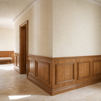 Panneaux muraux décoratifs en bois de chêne français classique de luxe sur mesure pour la décoration intérieure des villas et des hôtels