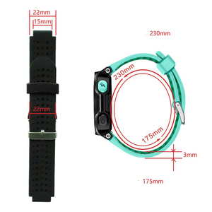 Correas de goma de silicona para reloj <span class=keywords><strong>Garmin</strong></span> Forerunner, repuesto de <span class=keywords><strong>correa</strong></span> de silicona de 15mm, 220, 230, 235, 620, 630, <span class=keywords><strong>735</strong></span> - Product Image 3