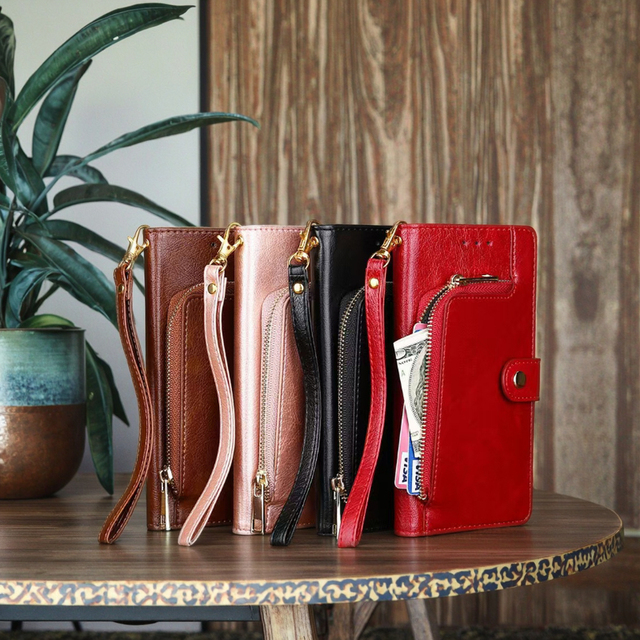 PU Leather Mobile Phone Case with Card Slot Stand Holder TPU Protective Wallet Case for Xiaomi Redmi 14C 4G 14T Pro Note 14