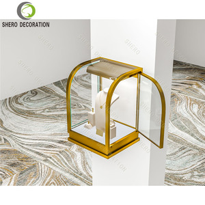 Étagères de luxe de <span class=keywords><strong>Dubaï</strong></span> Vitrine murale de bijoux Étagère de présentation murale Meubles de rangement pour kiosque/bijouterie/<span class=keywords><strong>exposition</strong></span> - Product Image 3