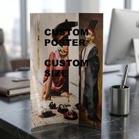 Affiche murale personnalisée en polyester, motif folklorique, écologique, impression numérique