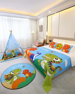 Linge d'hôtel couvre-<span class=keywords><strong>lit</strong></span> <span class=keywords><strong>de</strong></span> baleine <span class=keywords><strong>de</strong></span> style dessin animé animal marin pour chambre familiale Chambre d'enfants - Product Image 2