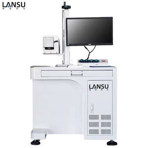 Machine de marquage laser CO2 200W/300W à refroidissement par air, nouvelle, pour produits en verre et en plastique, prend en charge DXF/PLT/BMP Chenruida/Dawei - Product Image 1