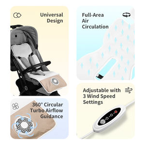 Anjuny, forro de seguridad para cochecito de bebé, cojín de lino para cochecito, almohadilla de cochecito transpirable para bebé, forro de asiento de cochecito de refrigeración - Product Image 6