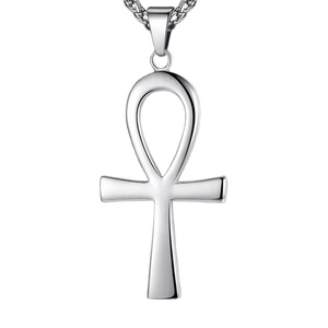 สร้อยคอจี้รูปอังค์ สแตนเลส สไตล์เครื่องประดับอียิปต์โบราณ มีสินค้าในสต็อก - Product Image 3