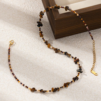 Collier en pierres naturelles pour femmes, plaqué or, acier inoxydable, pendentif soleil lune étoile, bijoux bohèmes célestes, vente en gros, cadeau