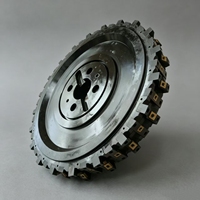 Tête de coupe CNC sur mesure non standard de 650 mm pour fraiseuse à chants, avec lame indexable nitridée de précision remplaçable pour usinage