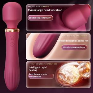 Masseur vibrant double tête AV pour orgasme féminin - Massage à forte vibration pour masturbation féminine - Double stimulation clitoridienne - Product Image 6
