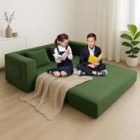 Sofá cama plegable de espuma viscoelástica, sofá de espuma viscoelástica de 2 plazas, sin instalación, suelo fácil de transportar para sala de estar y dormitorio