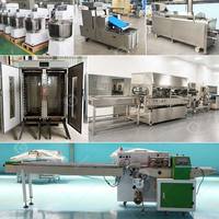 Machine de production commerciale entièrement automatique pour beignets à la levure, type donut chinois à trou