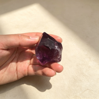 Pierre brute d'améthyste cristal de quartz naturel, 1 pièce, améthyste, loos, pierre brute, magique, violet foncé, minéraux, spécimen