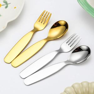 Boîte de rangement pour cuillère et fourchette pour bébé en acier inoxydable 304 avec un design mignon, ensemble de vaisselle portable pour enfants - Product Image 4
