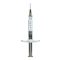 Agujas de Pipeteo de Vidrio con Punta Luer Lock para Concentrados de Aceite y Medicamentos, Calibre 14, Punta Roma de 1/2 Pulgada
