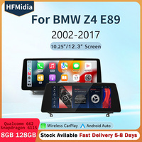 HFmidia 2026 Nouvel écran tactile 12,3 pouces 10,25 pouces pour BMW Z4 E85 E86 E89 CIC CarPlay sans fil Lecteurs vidéo de voiture