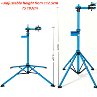 Support de réparation de vélo pliable Worldcycle TL-06E pour la maison, en acier au carbone, support d'entretien de vélo, charge maximale 30 kg, durable, pour vélo de route