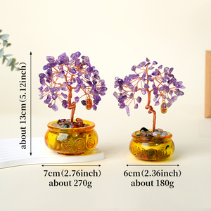 Nuevo Diseño de Árbol de Dinero de Cristal Curativo, Árbol de la Fortuna para Decoración del Hogar - Product Image 4