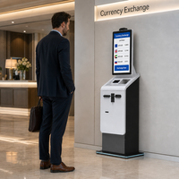 Quiosco de Pago de Autoservicio con Pantalla Táctil, Cambio de Divisas, Escáner de Pasaportes, Impresión de Boletos, Reciclador de Monedas y Billetes